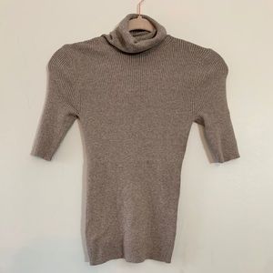 Express Ribbed turtle neck top